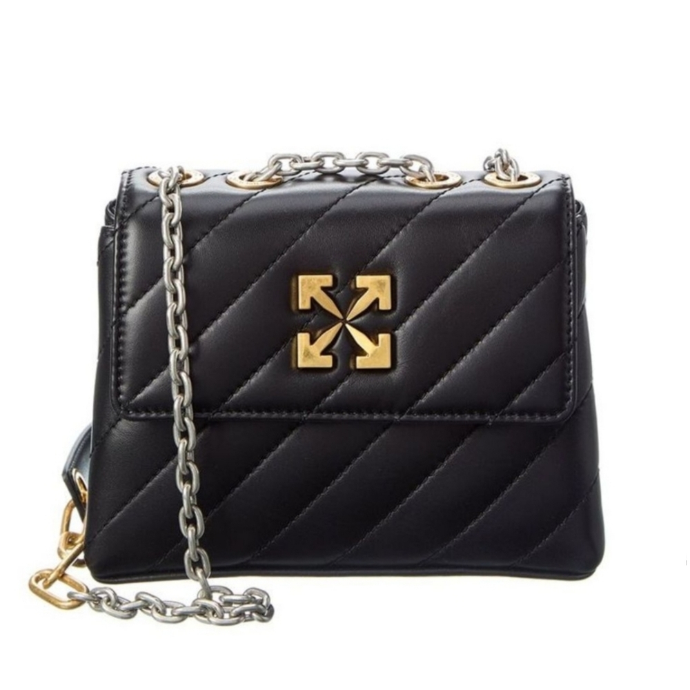 Off-White Small Diagonal Quilted Jackhammer Shoulder Bag